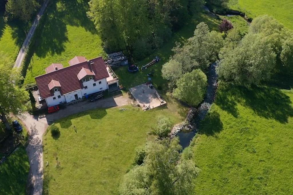 Wald-Apartment Limabach - Oberfrohna Esterno foto