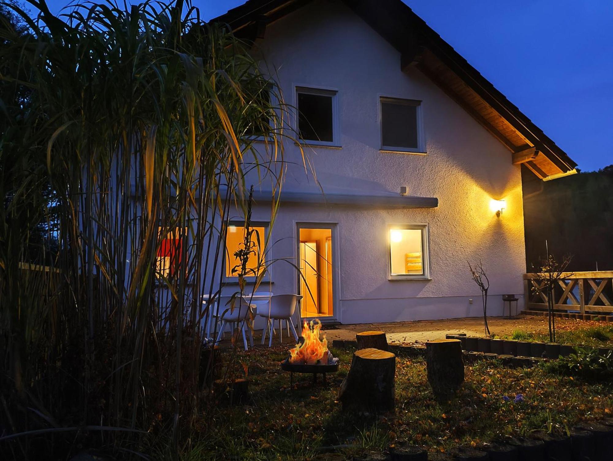 Wald-Apartment Limabach - Oberfrohna Esterno foto
